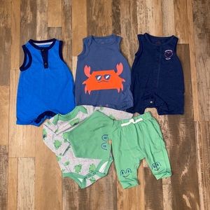 Boys 0-3 Month Cat & Jack Bundle